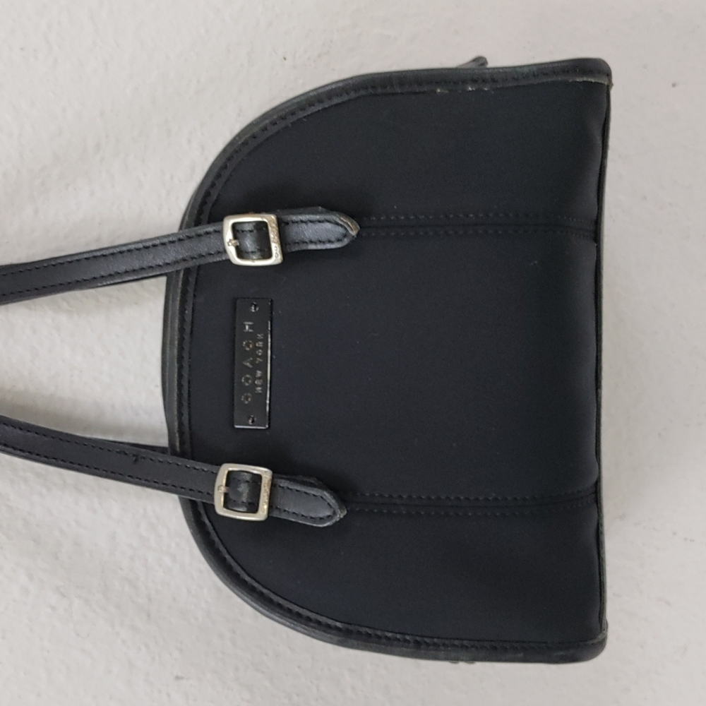 Coach Vintage Neo-Dome Tote Bag Black Neoprene #6220 - Picture 3 of 16